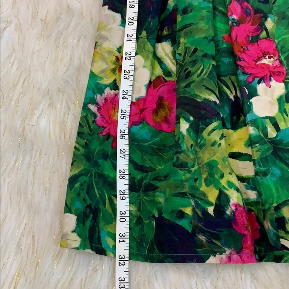 Felicity & Coco Floral green Fit & Flare Dress - Picture 7 of 8